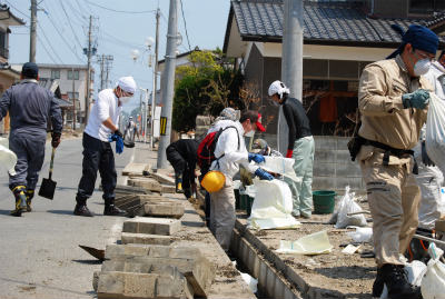 福島県久ノ浜での支援活動